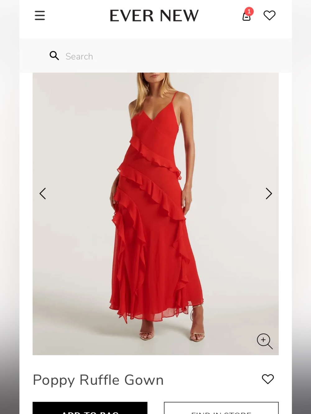 Ever New Red “Poppy” Dress - Picture 3 of 6